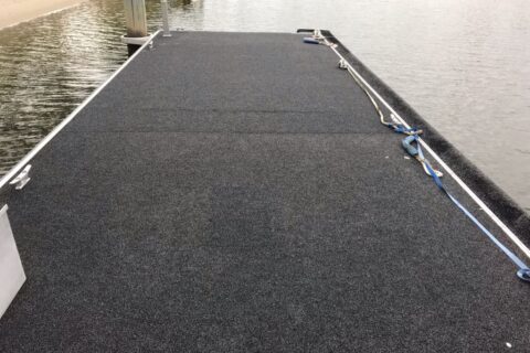 recarpeting pontoon - after