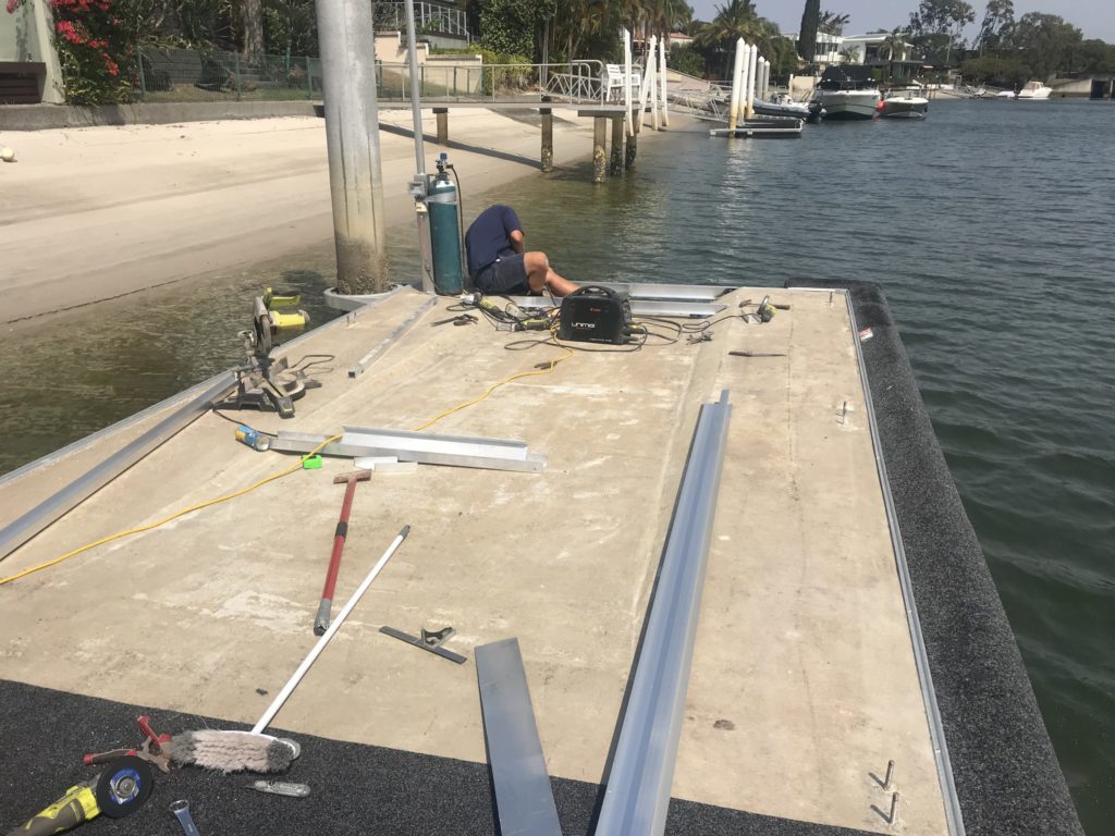 Pontoon maintenance