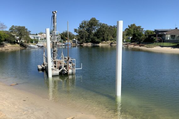 Piled Pontoon Docks: The Installation Process